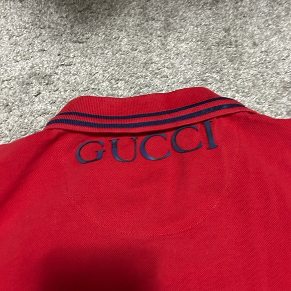 Vintage Gucci Red Polo R3P - Picture 5 of 7